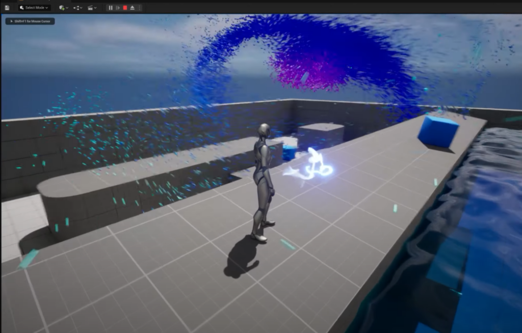 Unreal particle visualizer test