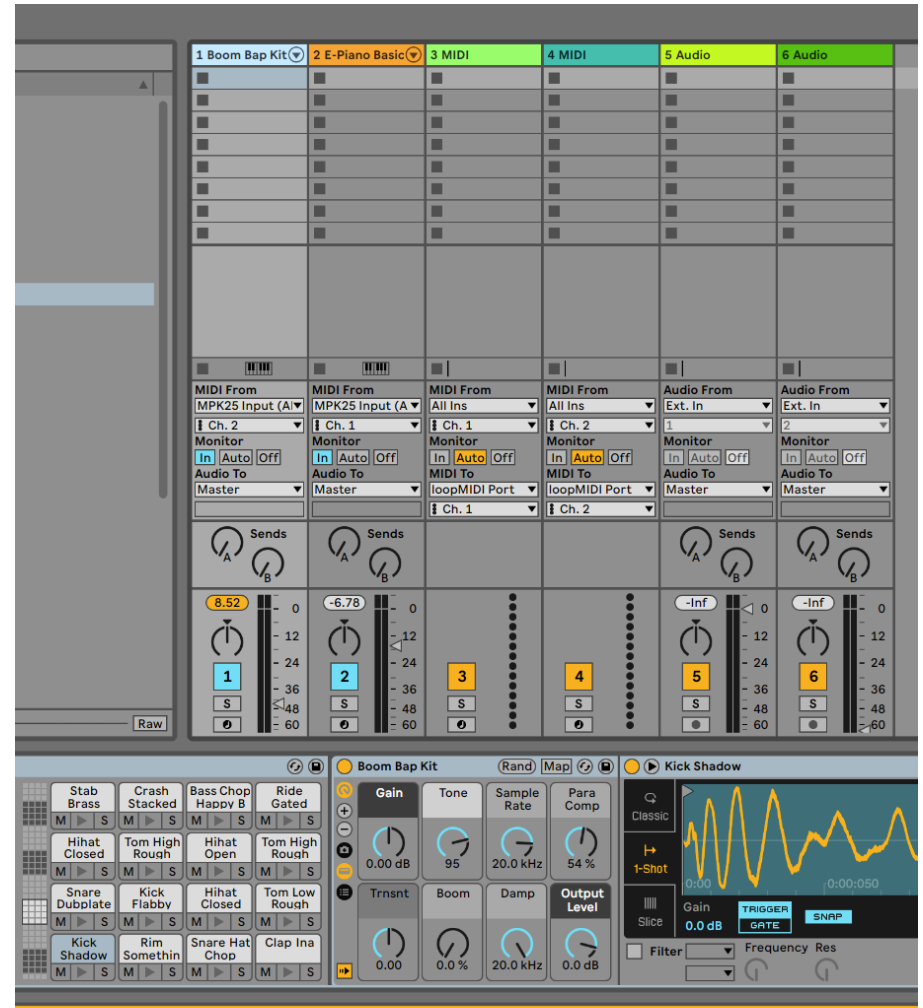 loopMIDI virtual MIDI device setup